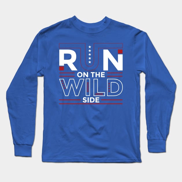 run on the wild side 4 Long Sleeve T-Shirt by ceniu